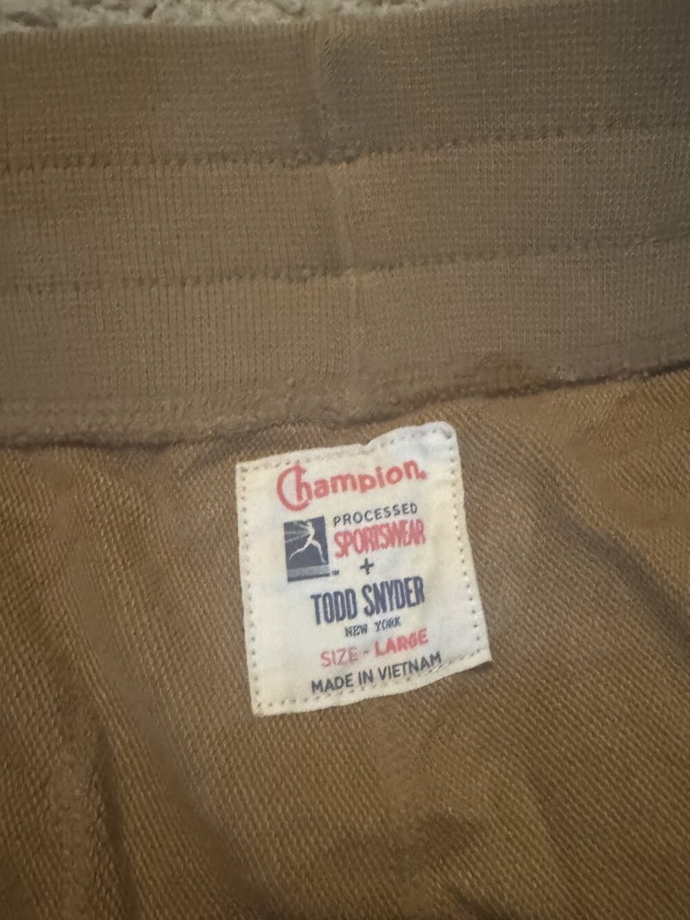 Todd Snyder x Champion Cargo Sweatpants
